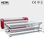 Lager format rotary heat printing machine 