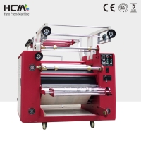 Elastic belt and lanyard roller heat transfer machine